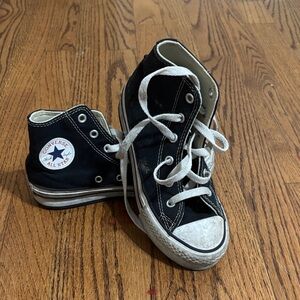 Converse Kids Black High-Top Sneakers